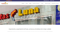 Desktop Screenshot of frutasluna.com